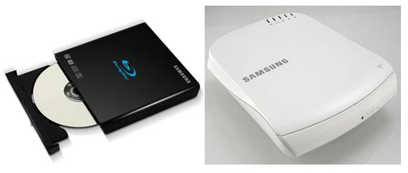 Устройства для работы с оптическими дисками от Samsung.