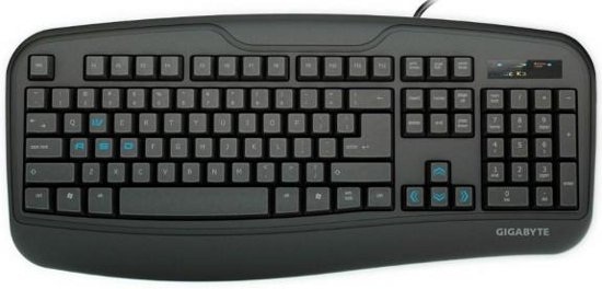 Геймерская клавиатура от Gigabyte Technology.