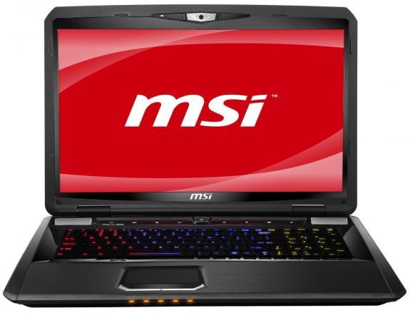 Игровой ноутбук от MSI.