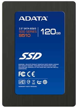 Накопитель с поддержкой SATA III от ADATA Technology.