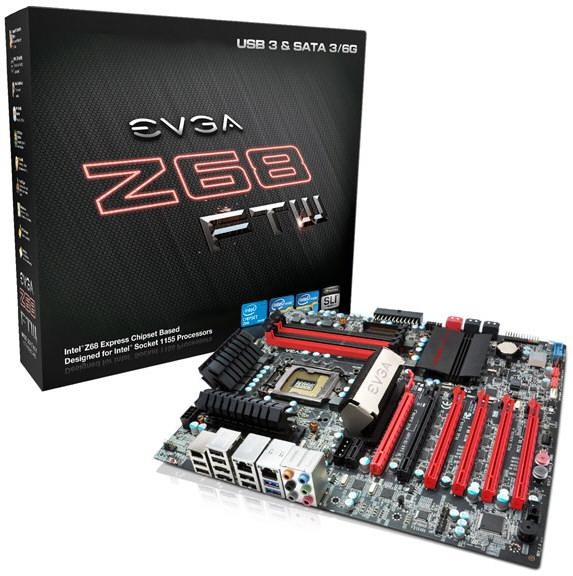 Материнская плата на Z68 от EVGA