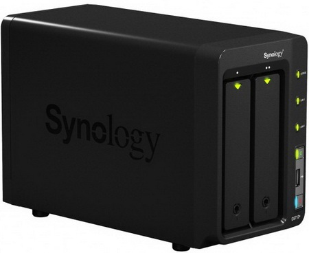 2-дисковый сервер от Synology.